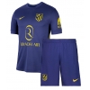 Atletico Madrid Replica Away Minikit 2025-26 Short Sleeve (+ pants)
